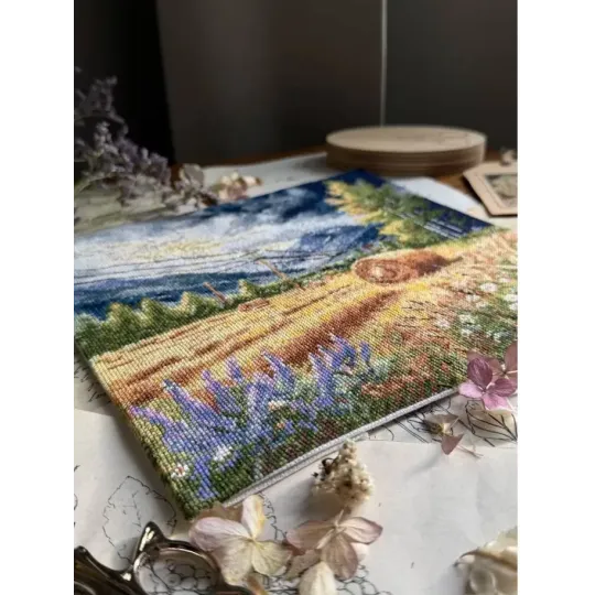 Kryželiu siuvinėjimo rinkinys "Prieš audrą" 24,5 х 23,5 cm SANP-78