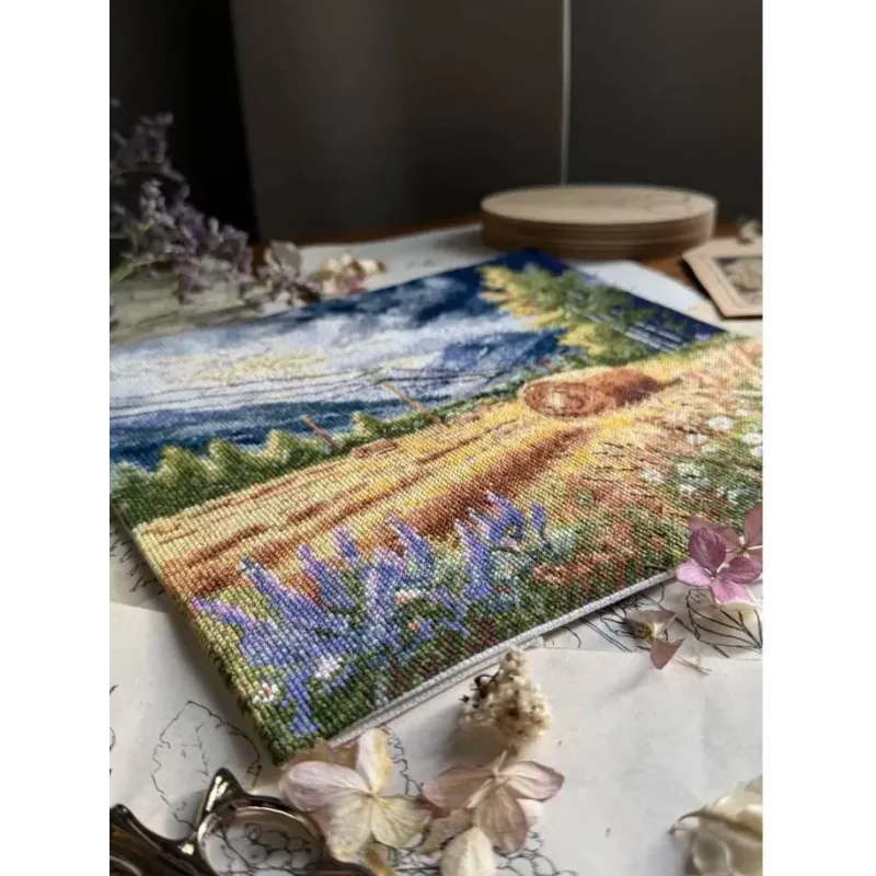 Kryželiu siuvinėjimo rinkinys "Prieš audrą" 24,5 х 23,5 cm SANP-78