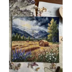 Kryželiu siuvinėjimo rinkinys "Prieš audrą" 24,5 х 23,5 cm SANP-78