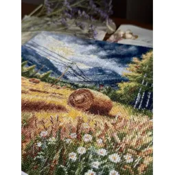 Kryželiu siuvinėjimo rinkinys "Prieš audrą" 24,5 х 23,5 cm SANP-78