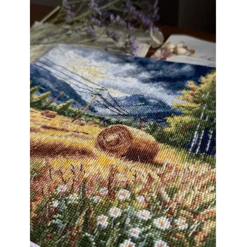 Kryželiu siuvinėjimo rinkinys "Prieš audrą" 24,5 х 23,5 cm SANP-78