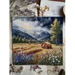 Kryželiu siuvinėjimo rinkinys "Prieš audrą" 24,5 х 23,5 cm SANP-78