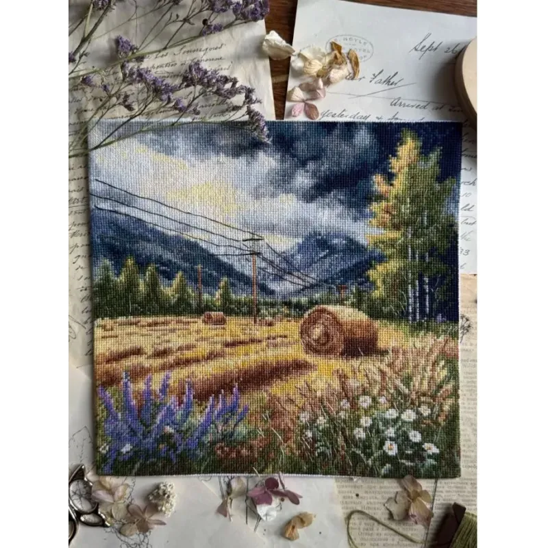 Kryželiu siuvinėjimo rinkinys "Prieš audrą" 24,5 х 23,5 cm SANP-78