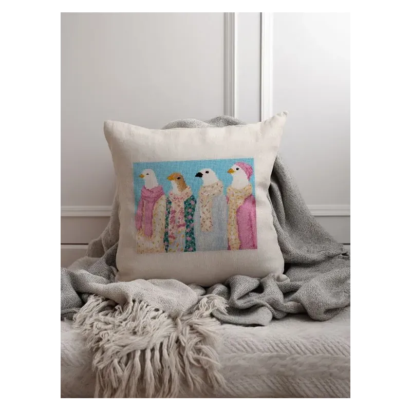 Kreuzstich-Set PANNA "Stilvolle Tauben" 23 x 17,5 cm PNK-7550