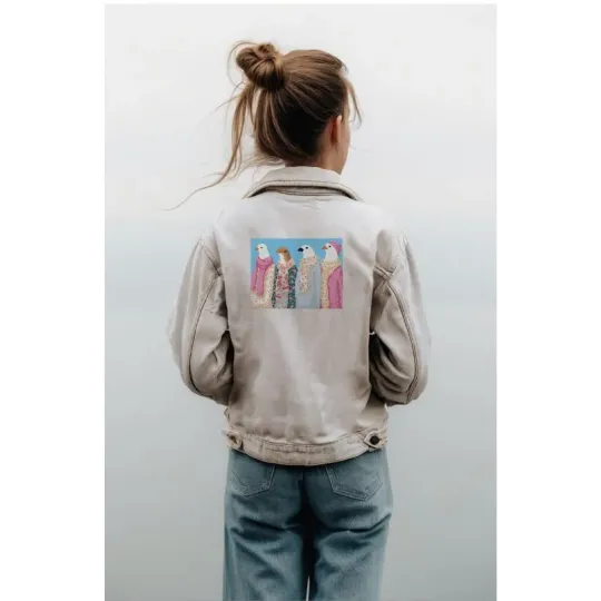 Cross stitch kit PANNA "Stylish pigeons" 23 x 17.5 cm PNK-7550