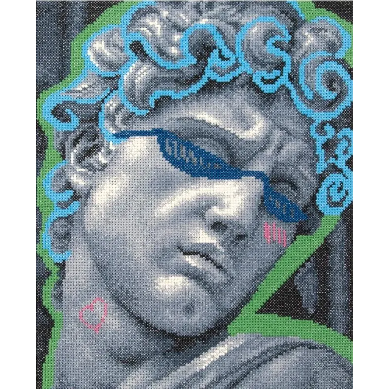 Cross stitch kit PANNA "David" 21 x 26 cm PNK-7549