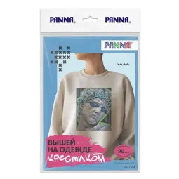 Набор для вышивания крестиком PANNA "Давид" 21 x 26 см PNK-7549