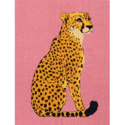 Kit point de croix PANNA "Guépard" 19 x 25 cm PNK-7542