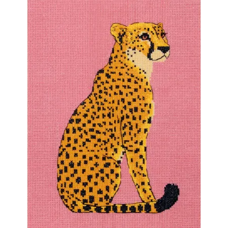Cross stitch kit PANNA "Cheetah" 19 x 25 cm PNK-7542