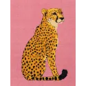 Cross stitch kit PANNA "Cheetah" 19 x 25 cm PNK-7542
