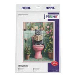 Kreuzstich-Set PANNA "Bitte nicht stören" 22 x 30 cm PJ-7546