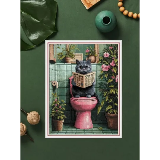 Cross stitch kit PANNA "Do not disturb" 22 x 30 cm PJ-7546