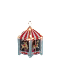 Kreuzstich-Set PANNA "Spielzeug. Karussell" 16,5 x 19 x 16,5 cm PIG-7354