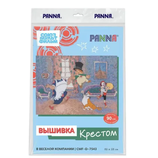 Kit de point de croix PANNA "En bonne compagnie" 32 x 23 cm PCMF-D-7543