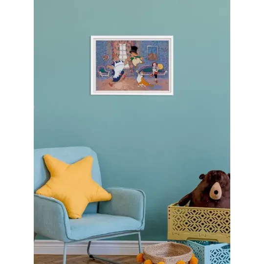 Kreuzstich-Set PANNA "In guter Gesellschaft" 32 x 23 cm PCMF-D-7543