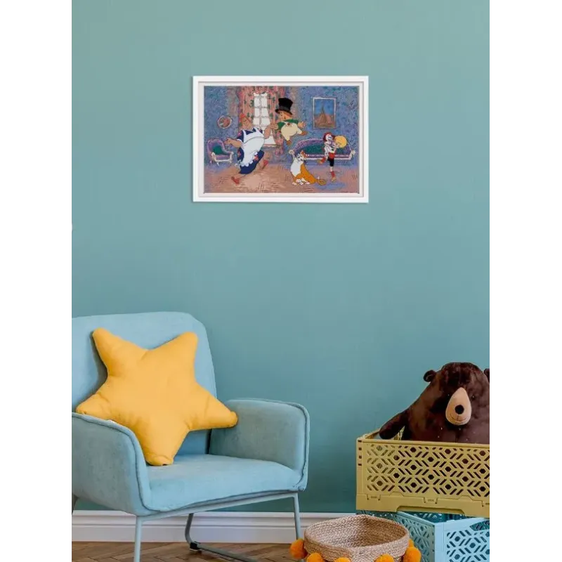 Cross stitch kit PANNA "In good company" 32 x 23 cm PCMF-D-7543