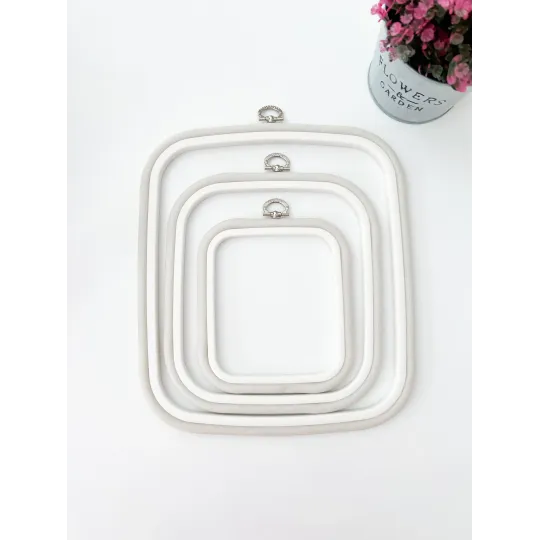 Cadre flexi carré 18x20 cm (blanc) 230-12WHT