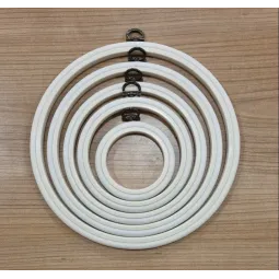 17 cm Round Flexi Hoop (white) 230-3WHT