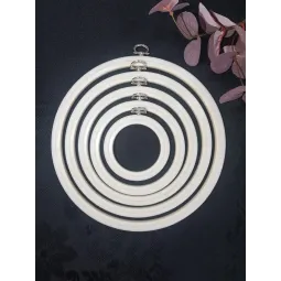 17 см круглый флекси-обруч (белый) 230-3WHT