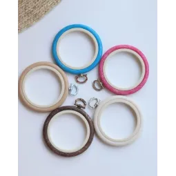 17 cm Round Flexi Hoop (white) 230-3WHT