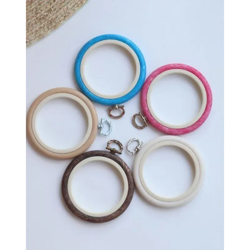 17 cm Round Flexi Hoop (white) 230-3WHT