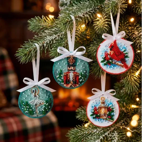 Kit de décoration "Chant de Noël" 13.2х6.6 cm AABT-065