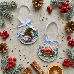 Dekorationsset "Waldwunder" 13.2x6.6 cm AABT-063