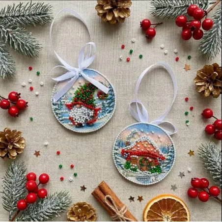 Kit de décoration "Merveille des bois" 13,2x6,6 cm AABT-063