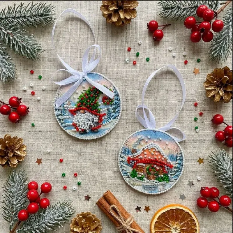 Kit de décoration "Merveille des bois" 13,2x6,6 cm AABT-063