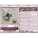 Kit de décoration "Merveille des bois" 13,2x6,6 cm AABT-063