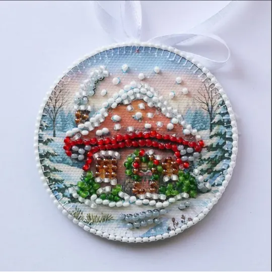 Kit de décoration "Merveille des bois" 13,2x6,6 cm AABT-063
