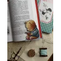 Cross stitch kit "Bookmark. Teddy Bear" 7х9 cm SANZ-74