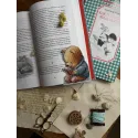 Kit de broderie au point de croix "Marque-page. Ours en peluche" 7х9 cm SANZ-74