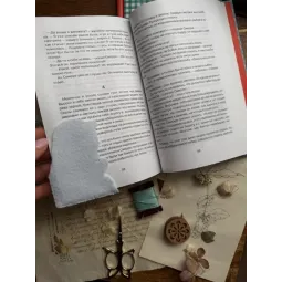 Kreuzstich-Set "Lesezeichen. Teddybär" 7x9 cm SANZ-74