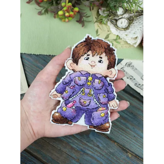 Kreuzstich-Set "Süßer Zahn" 12x9 cm SR-1325