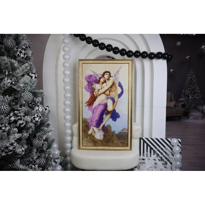 Cross stitch kit "The Abduction of Psyche" 42 x 76 cm S/MK119