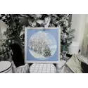 Cross stitch kit "Silver on the branches" 31.7 x 31.7 cm S/VM048