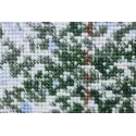 Cross stitch kit "Silver on the branches" 31.7 x 31.7 cm S/VM048