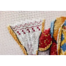 Cross stitch kit "Milady" 16 x 26.5 cm S/VK096