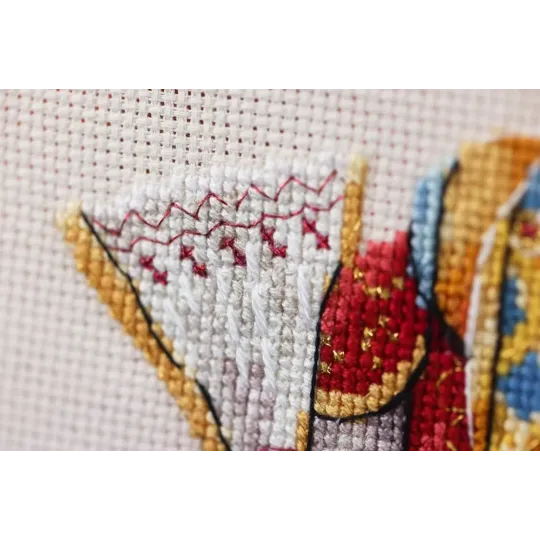 Cross stitch kit "Milady" 16 x 26.5 cm S/VK096