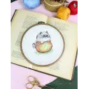 Cross stitch kit "Ball game" 7*6 cm SM-1261