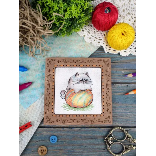 Cross stitch kit "Ball game" 7*6 cm SM-1261