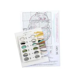 Набор для вышивания крестом "Игра с мячом" 7*6 см SM-1261