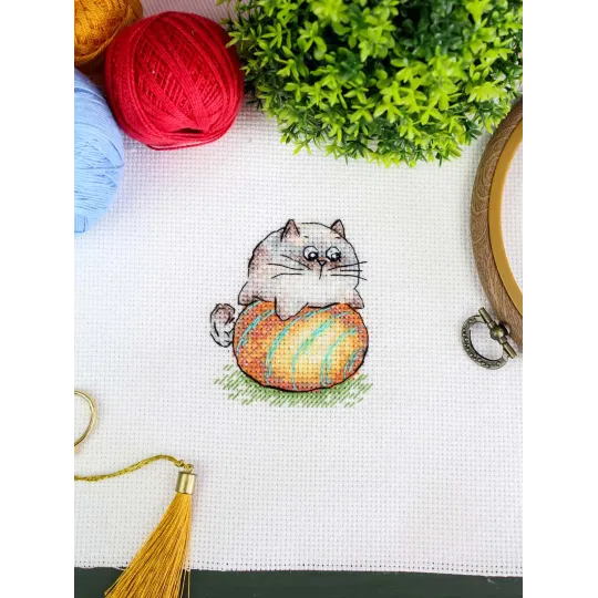 Cross stitch kit "Ball game" 7*6 cm SM-1261