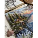 Cross stitch kit "Quiet shore" 19 х 18,5 cm SANT-21