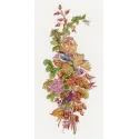 Kreuzstich-Set "Herbstbeeren (nach einem Gemälde von Olga Ionaitis)" 19×44 cm S1720