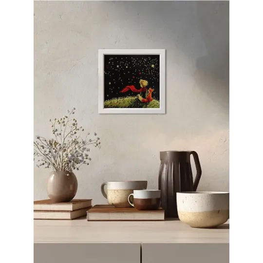 Kreuzstich-Set PANNA "Träume der Sterne" 17.5 x 17.5 cm PVS-7555