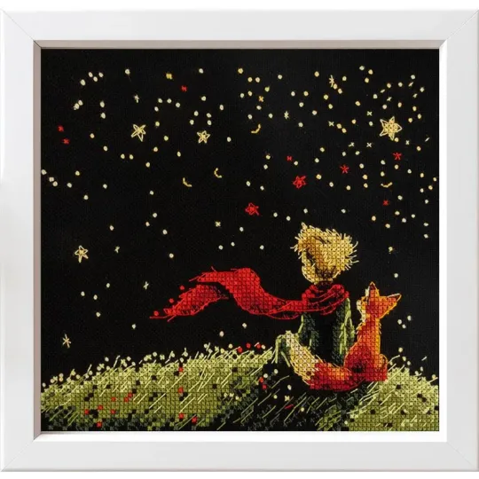 Cross stitch kit PANNA "Dreams of the Stars" 17.5 x 17.5 cm PVS-7555