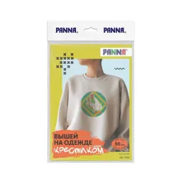 Cross stitch kit PANNA "Hypno Geese" 17 x 17 cm PNK-7554