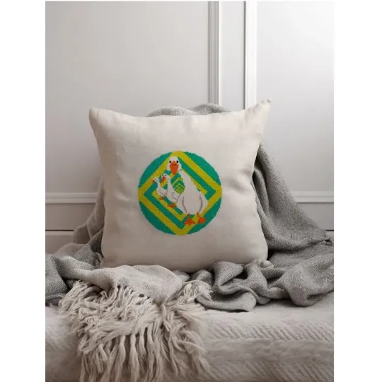 Набор для вышивания крестом PANNA "Гипно Гуси" 17 x 17 см PNK-7554